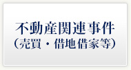 不動産関連事件 不動産に関するトラブル心配事が生じた。